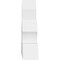 Ekena Millwork Richland Architectural Grade PVC Gable Bracket, 36"W x 24"H x 6"D x 6"F, 16/12 Pitch GBP036X24X0606RIC00 - alternate 4